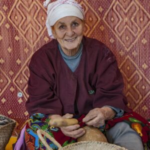 alte Frau_Marokko_Argan